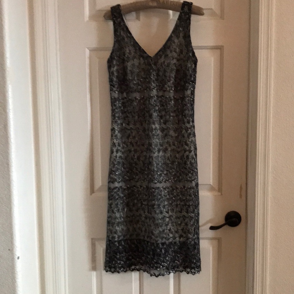 Women’s satin / lace dress - Picture 1 of 5